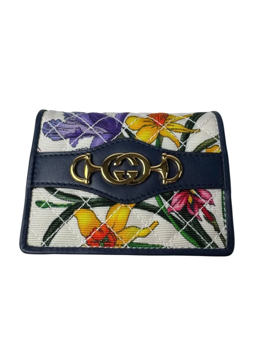 Gucci Zumi Flora Bifold Wallet Compact